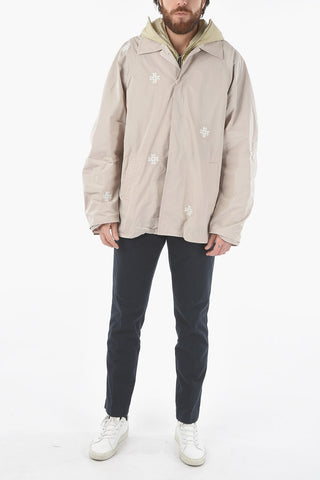 Embroidered Jacket with Detachable Vest