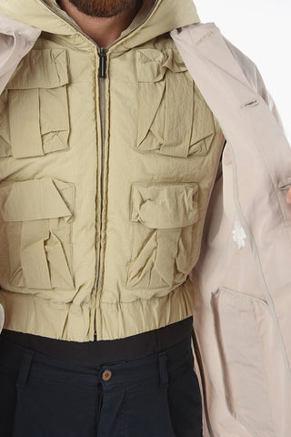 Embroidered Jacket with Detachable Vest