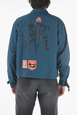 Nylon Jacket with Patches