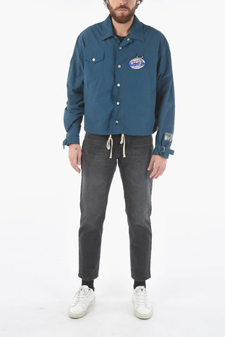 Nylon Jacket with Patches