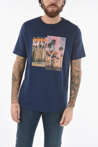 T-shirt LEWIS Girocollo Stampata sul Fronte
