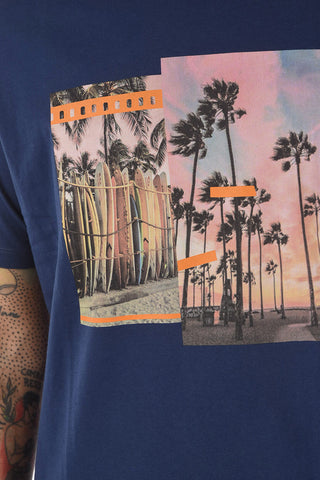 T-shirt LEWIS Girocollo Stampata sul Fronte