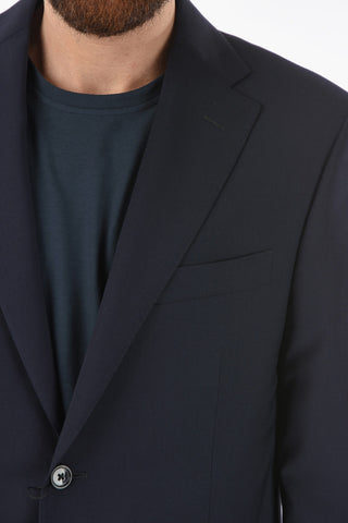 virgin wool MANTUA side vents notch lapel 2-button suit
