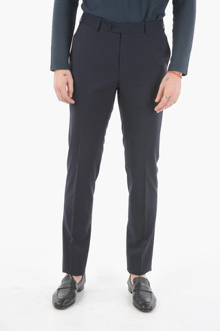 virgin wool MANTUA side vents notch lapel 2-button suit