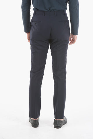 virgin wool MANTUA side vents notch lapel 2-button suit