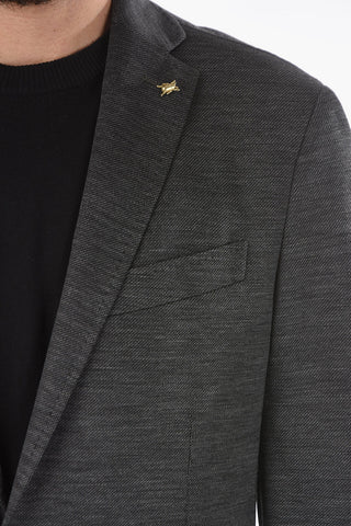 CC COLLECTION virgin wool side vents notch lapel RIGHT 2-button blazer