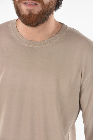Lightweight Cotton Crew-neck Sweater