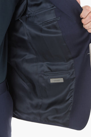 virgin wool MANTUA belt loops 2-button suit