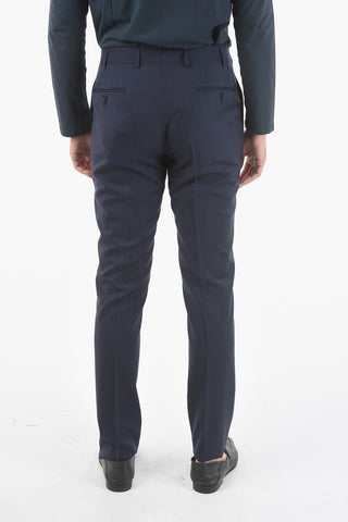 virgin wool MANTUA belt loops 2-button suit