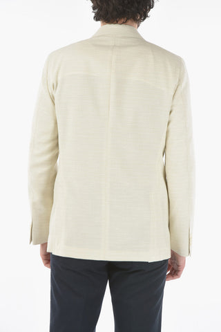 CC COLLECTION side vents peak lapel REWARD double-breasted blazer