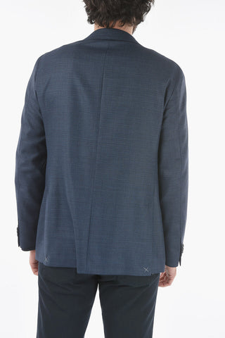 CC COLLECTION virgin wool side vents notch lapel RIGHT 2-button blazer