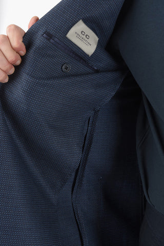 CC COLLECTION virgin wool side vents notch lapel RIGHT 2-button blazer