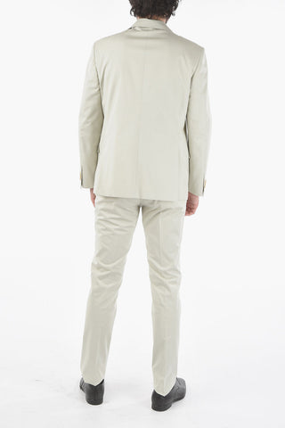 abito 2 bottoni MANTUA in cotone stretch due spacchi revers classico