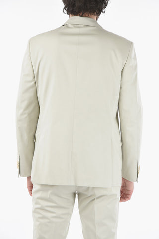 abito 2 bottoni MANTUA in cotone stretch due spacchi revers classico