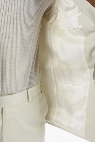 abito 2 bottoni MANTUA in cotone stretch due spacchi revers classico