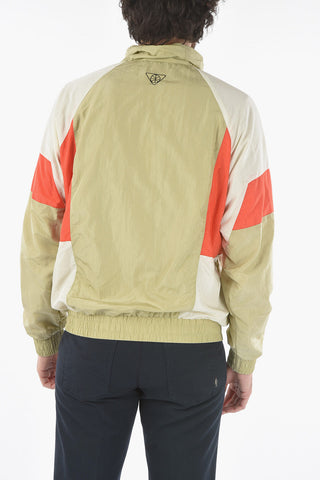 Logo Embroidered Nylon Windbreaker