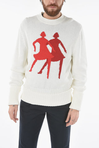 Crewneck Dancer Embroidered Sweater