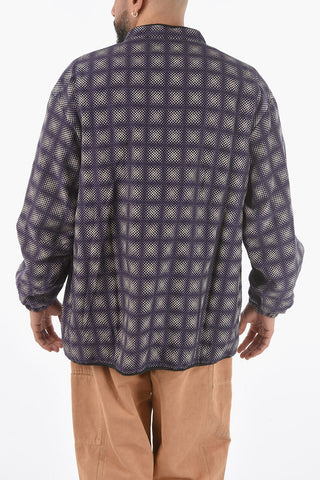 Checked Jacket with Polka Dots