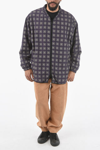 Checked Jacket with Polka Dots