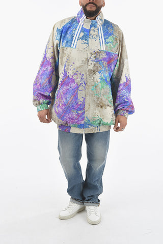 Printed Oversized Windbreaker