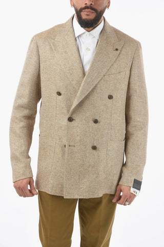 Blazer Doppio petto MONTECARLO In lino e Lana
