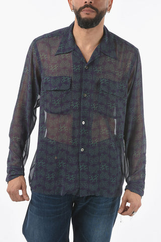 Printed Shirt with Double Breast Pocket