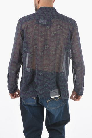 Printed Shirt with Double Breast Pocket