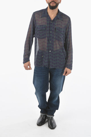 Printed Shirt with Double Breast Pocket