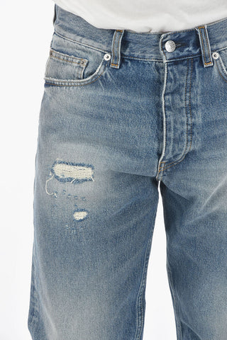 Straight Leg STANDARD Jeans with Silver Button 20cm