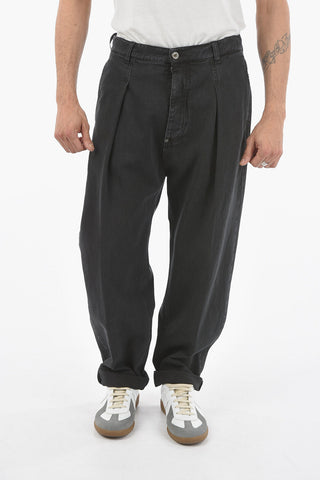 Single Pleat ESINO Jeans 20cm