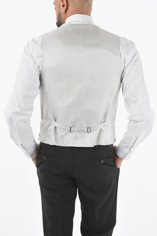 CC COLLECTION Silk 4-Button Waistcoat REWARD CERIMONIA