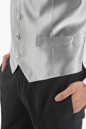 CC COLLECTION Silk 4-Button Waistcoat REWARD CERIMONIA