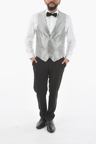CC COLLECTION Silk 4-Button Waistcoat REWARD CERIMONIA