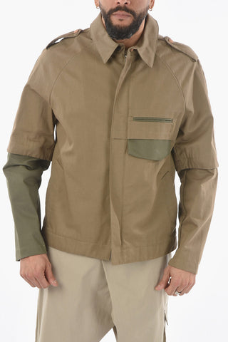 Hidden Closure Contrasting Details CRONOS Saharan Jacket