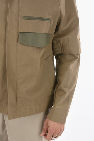 Hidden Closure Contrasting Details CRONOS Saharan Jacket