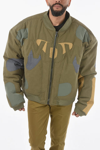Embroidered Oversized DIGI Bomber