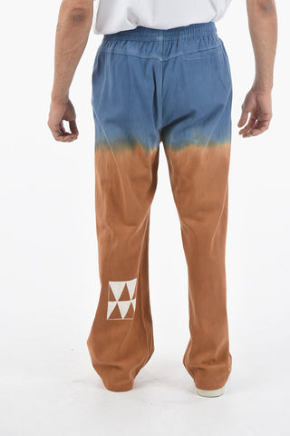 Two-Tone Shaded Effect Wide Leg Pants