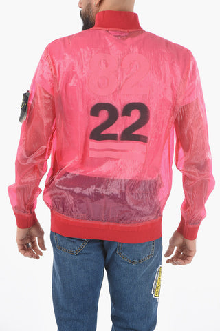Bomber in Nylon Sheer Lucido