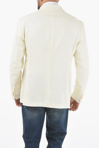 Linen and Cotton Herringbone MONTECARLO Blazer