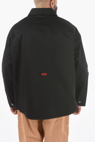 Overshirt in Cotone con Doppio Taschino