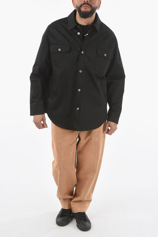 Overshirt in Cotone con Doppio Taschino