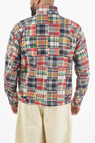 Madras Jacket with Hidden Closure