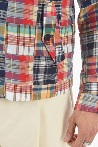 Madras Jacket with Hidden Closure