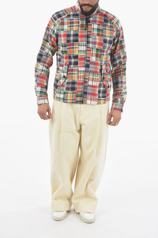 Madras Jacket with Hidden Closure