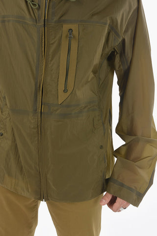 Nylon Windbreaker Oversized Jacket with Hood
