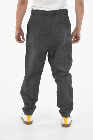 Asymmetrical Closure Low-Waist NEGRAMARO Pareo Pants