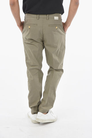 Pantaloni CARROT in Cotone e Lino
