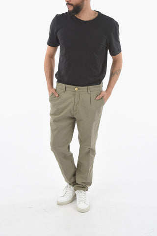 Pantaloni CARROT in Cotone e Lino