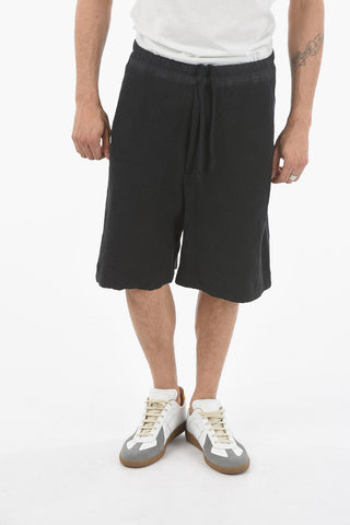 Drawstring Waist Jacquard DONNY Shorts