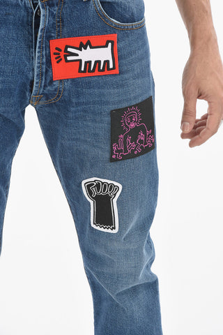 Jeans UNISEX con Patches 18cm